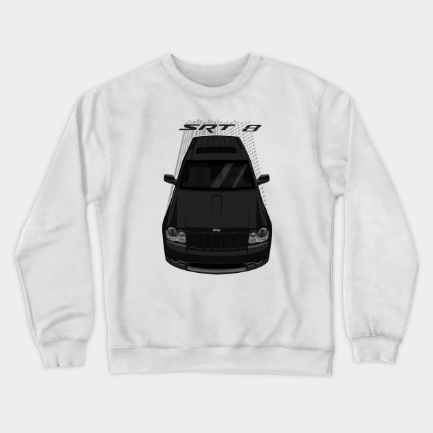 Jeep Grand Cherokee SRT 8 2006 - 2010 - Black Crewneck Sweatshirt by V8social